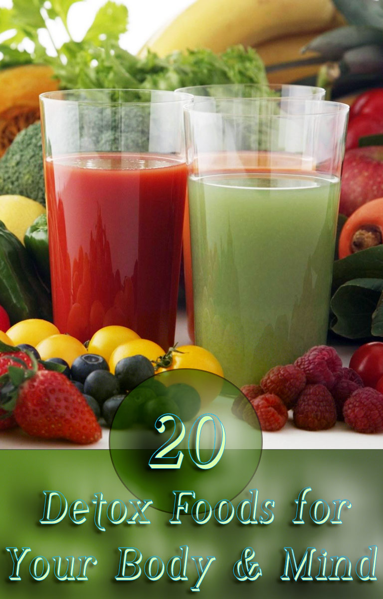 20 Detox Foods for Your Body & Mind