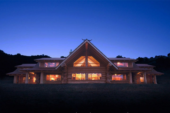 California Dreaming Luxury Log Home