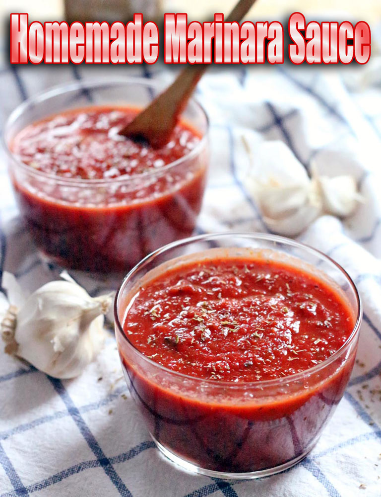 Homemade Marinara Sauce