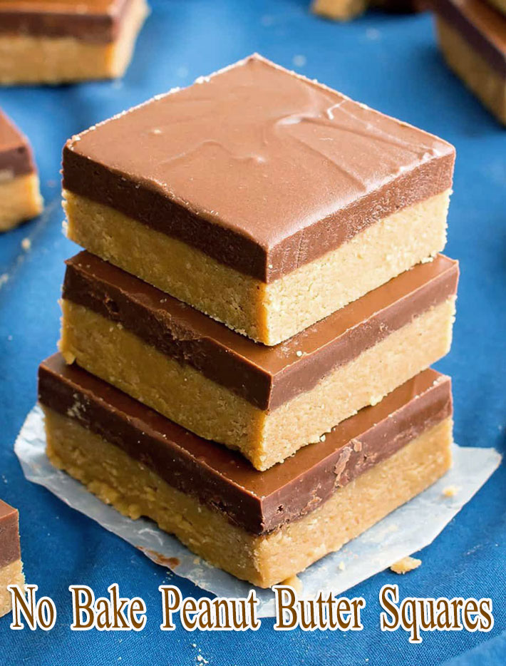 Quiet CornerNo Bake Peanut Butter Squares Quiet Corner
