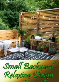 Small Backyard Relaxing Design