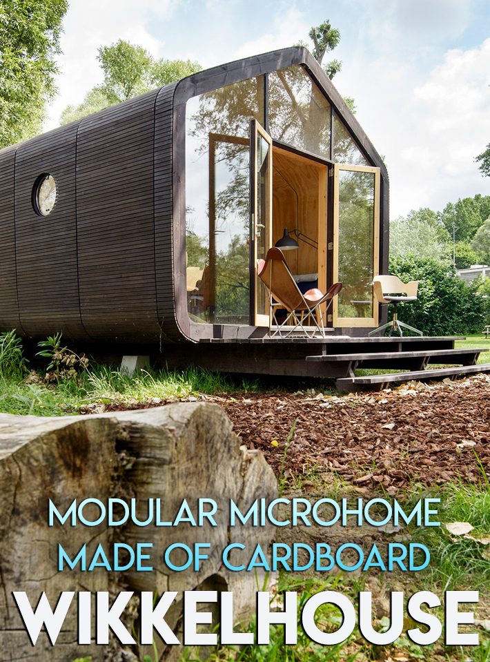 Wikkelhouse – Modular Microhome Made of Cardboard