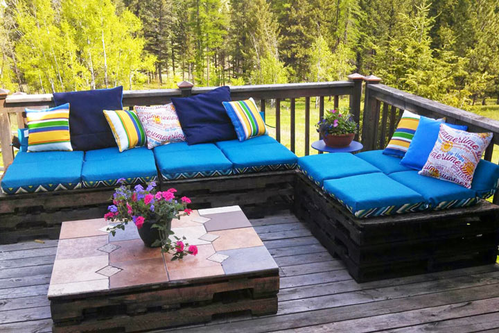 Wonderful Wood Pallet Outdoor Furniture Ideas