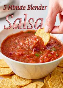 5 Minute Blender Salsa Recipe