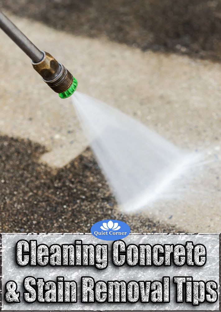 Cleaning Concrete & Stain Removal Tips