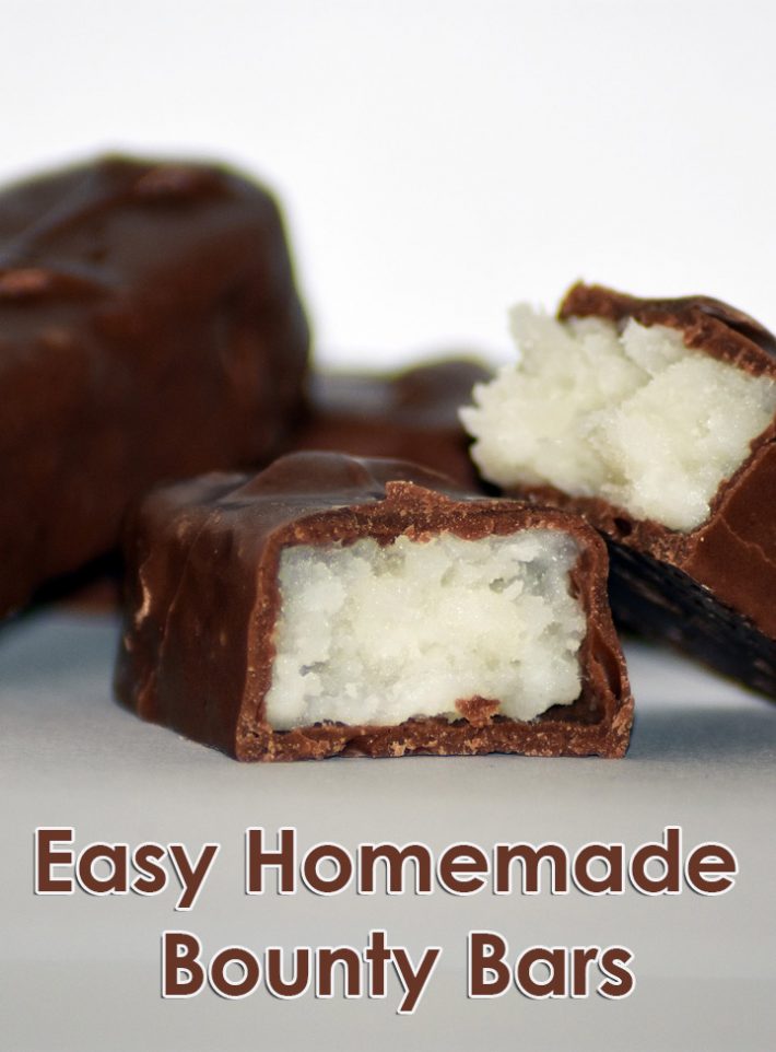 Easy Homemade Bounty Bars Recipe