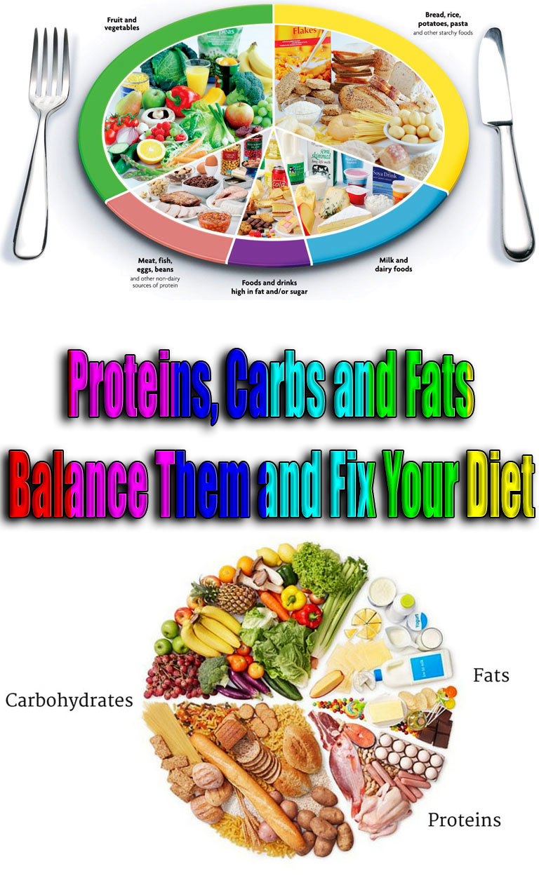 Proteins, Carbs and Fats - Balance Them and Fix Your Diet