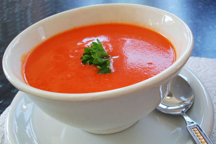 Roasted Red Pepper and Tomato Soup Recipe