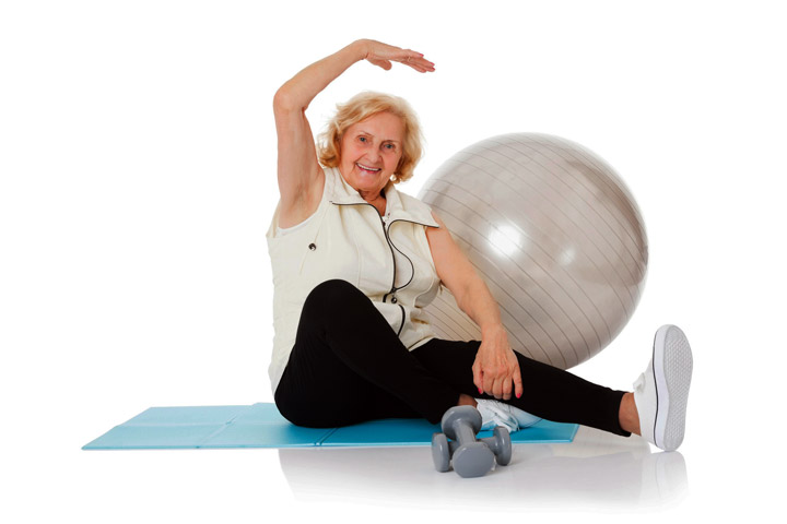 Stability Ball Exercises for Seniors