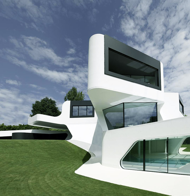 Futuristic and Modern Dupli Casa by J. Mayer H. Architects