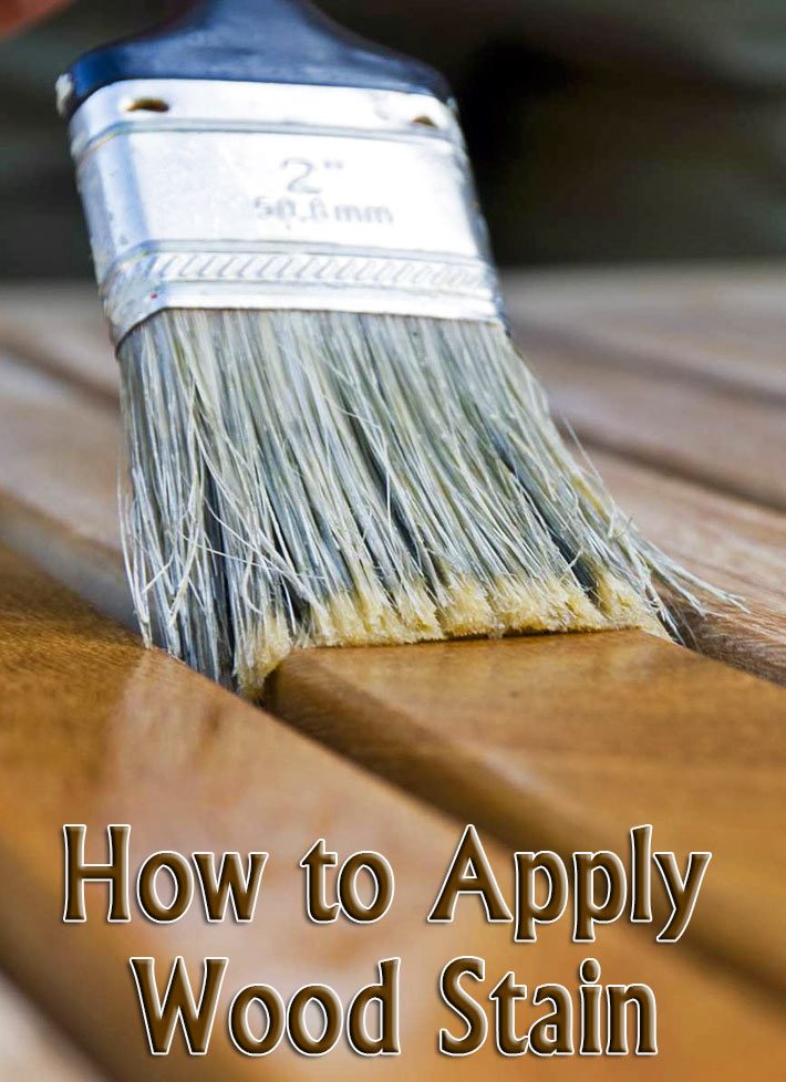 Wood Finishing – How to Apply Wood Stain