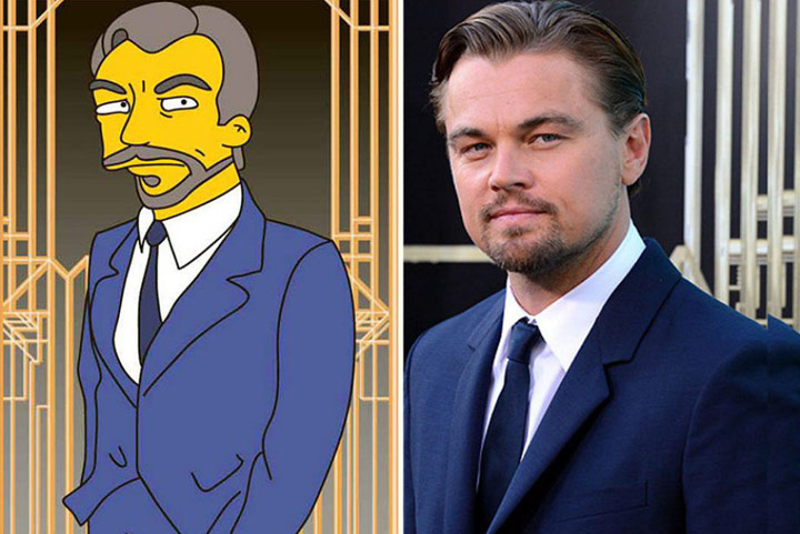 Artist transforms real-life photos into Simpsons caricatures