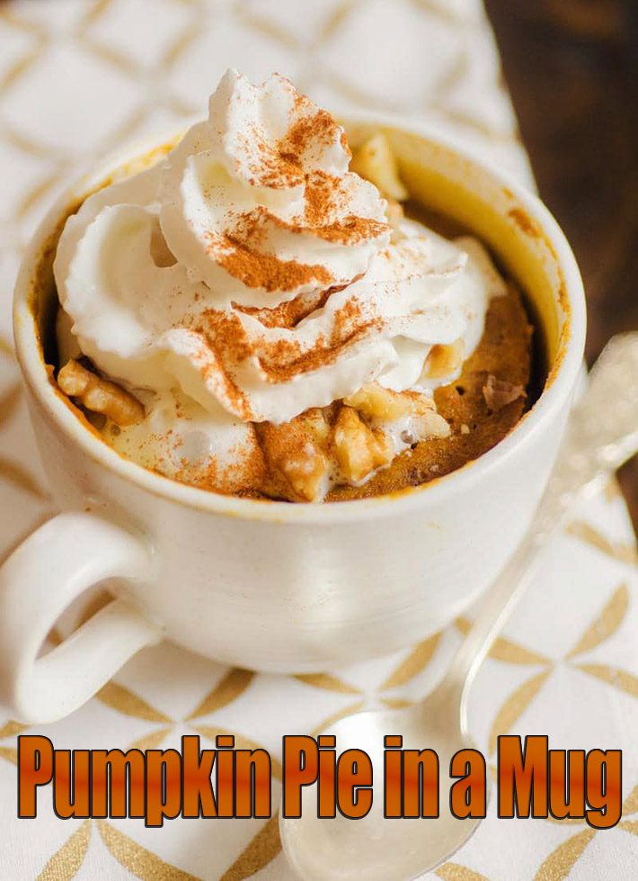 Healthy Pumpkin Pie in a Mug Recipe