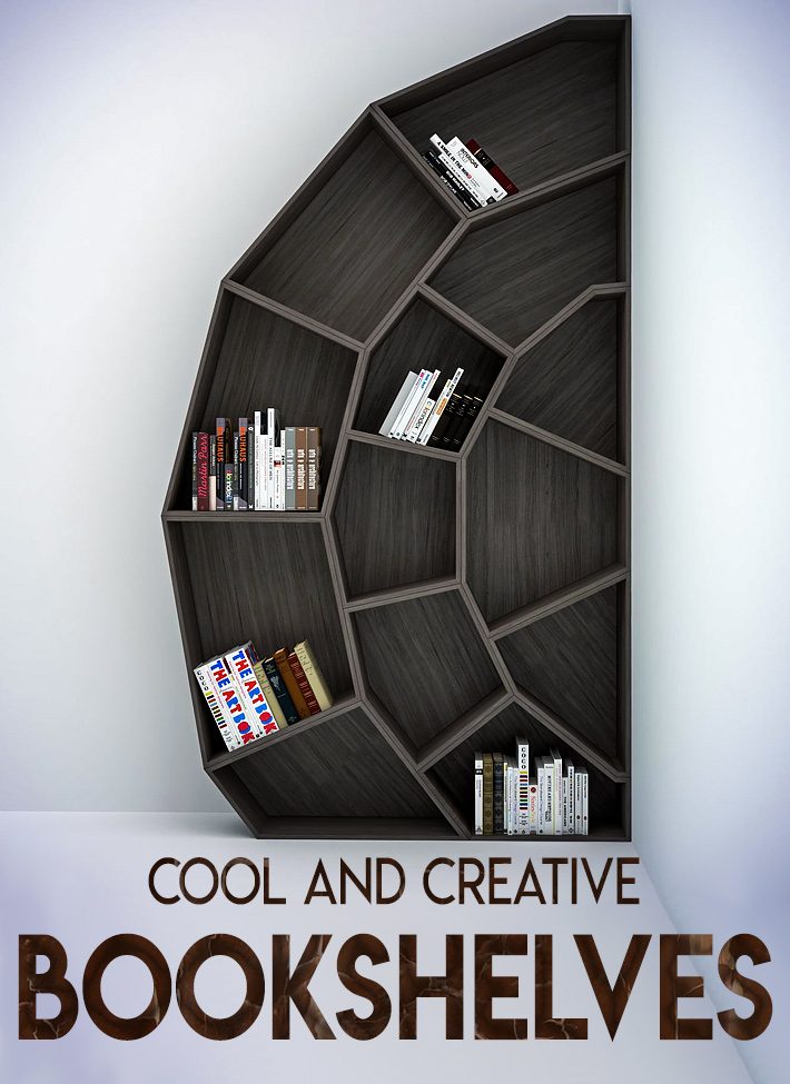 Quiet Corner Interior Design Cool And Creative Bookshelves