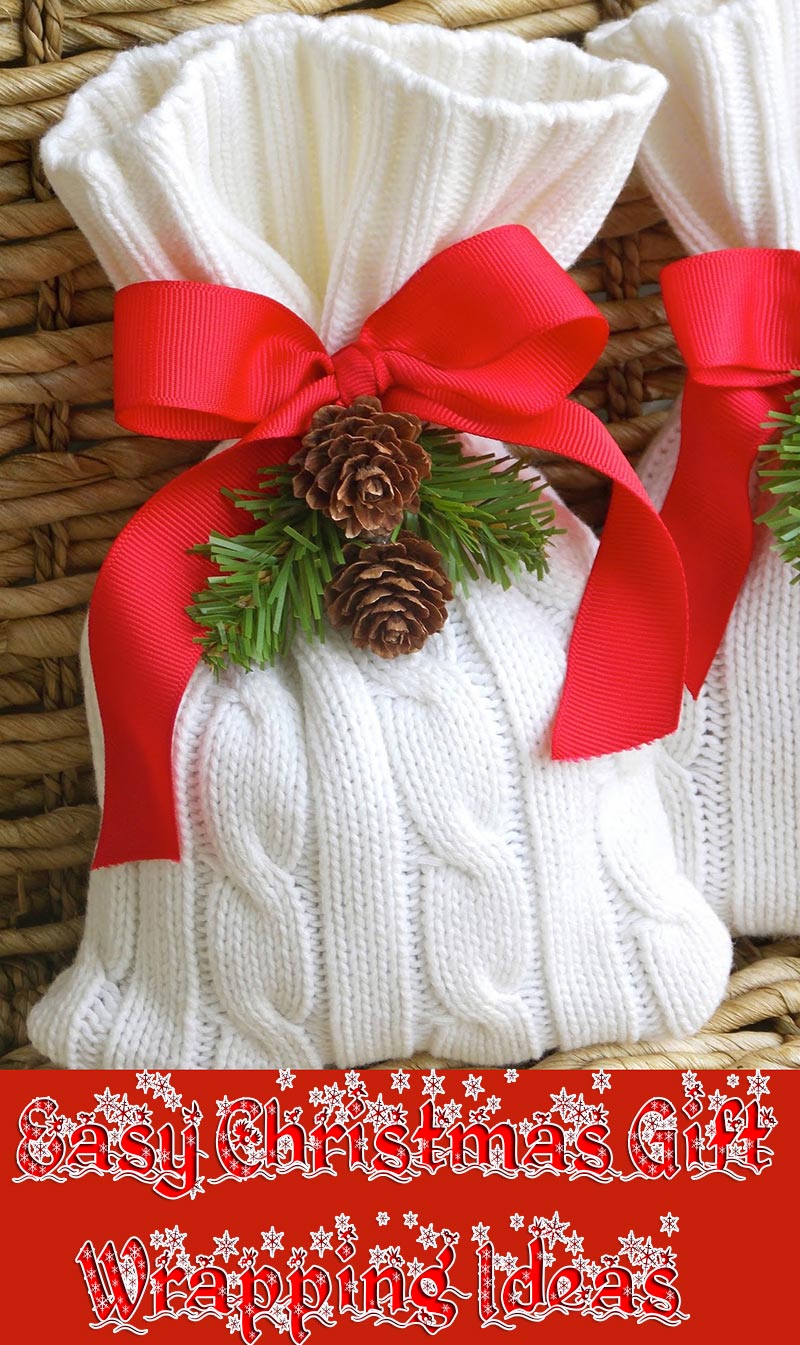 Easy Christmas Gift Wrapping Ideas