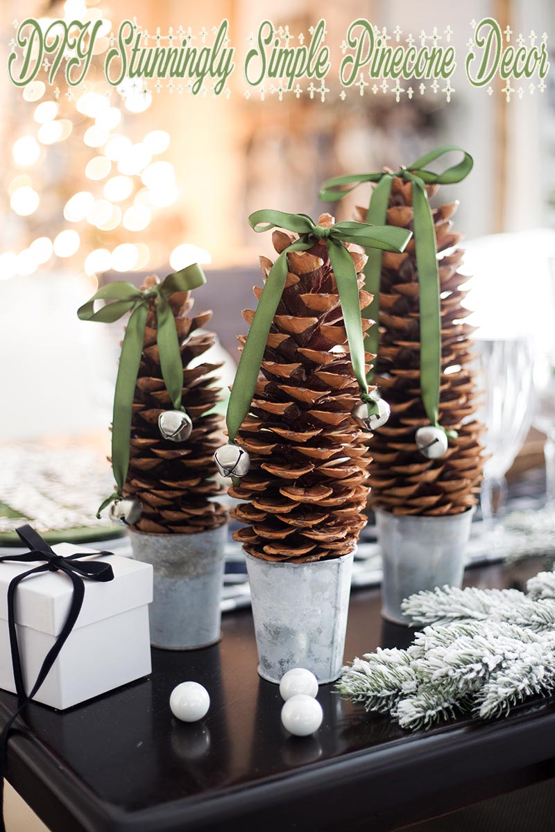 DIY Stunningly Simple Pinecone Decor