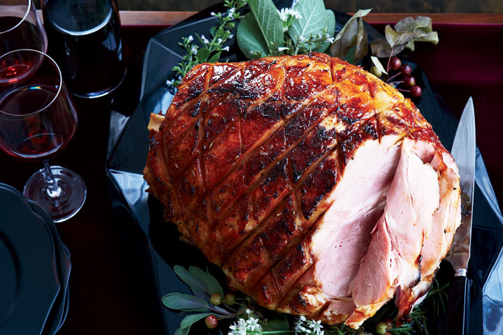 Glazed Ham With Coriander and Fennel Recipe
