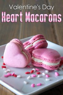 Heart Macarons for Valentines Day