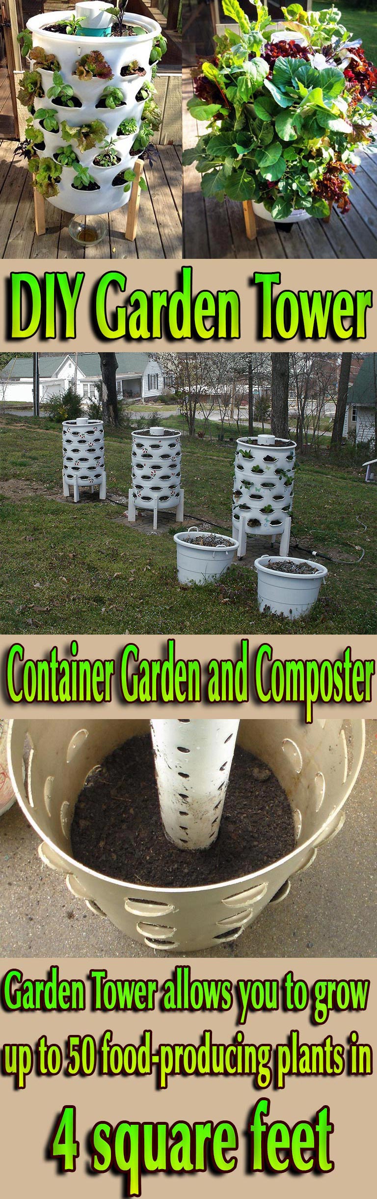 Container Garden and Composter