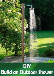 DIY - How to Build an Outdoor Shower