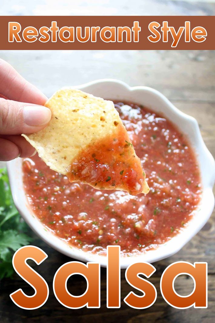 Restaurant Style Salsa