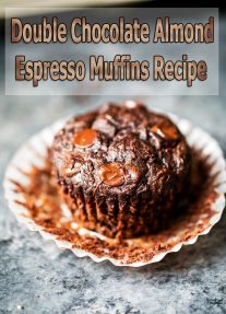 Double Chocolate Almond Espresso Muffins Recipe