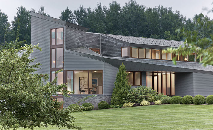 Berkshire Mountain House in Massachusetts Inspired by Fibonacci Spiral