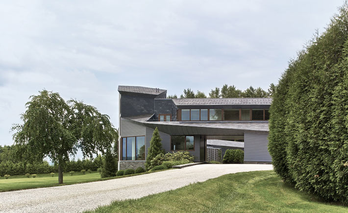 Berkshire Mountain House in Massachusetts Inspired by Fibonacci Spiral