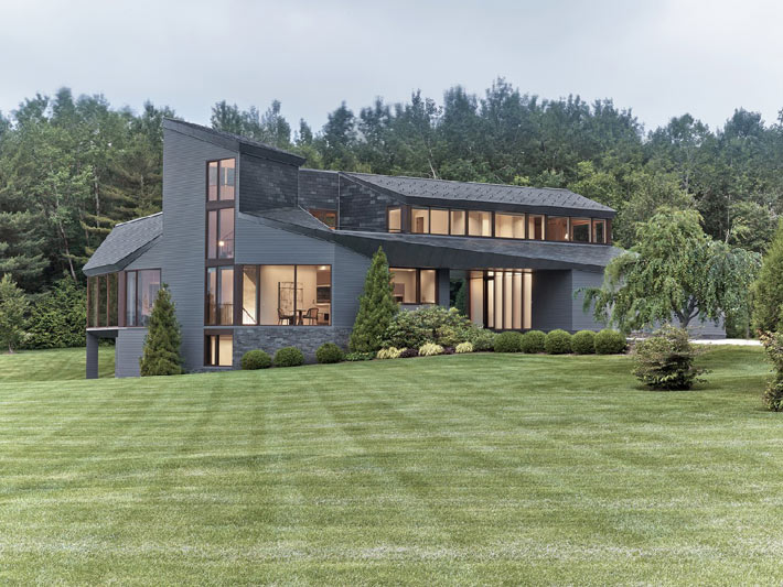 Berkshire Mountain House in Massachusetts Inspired by Fibonacci Spiral