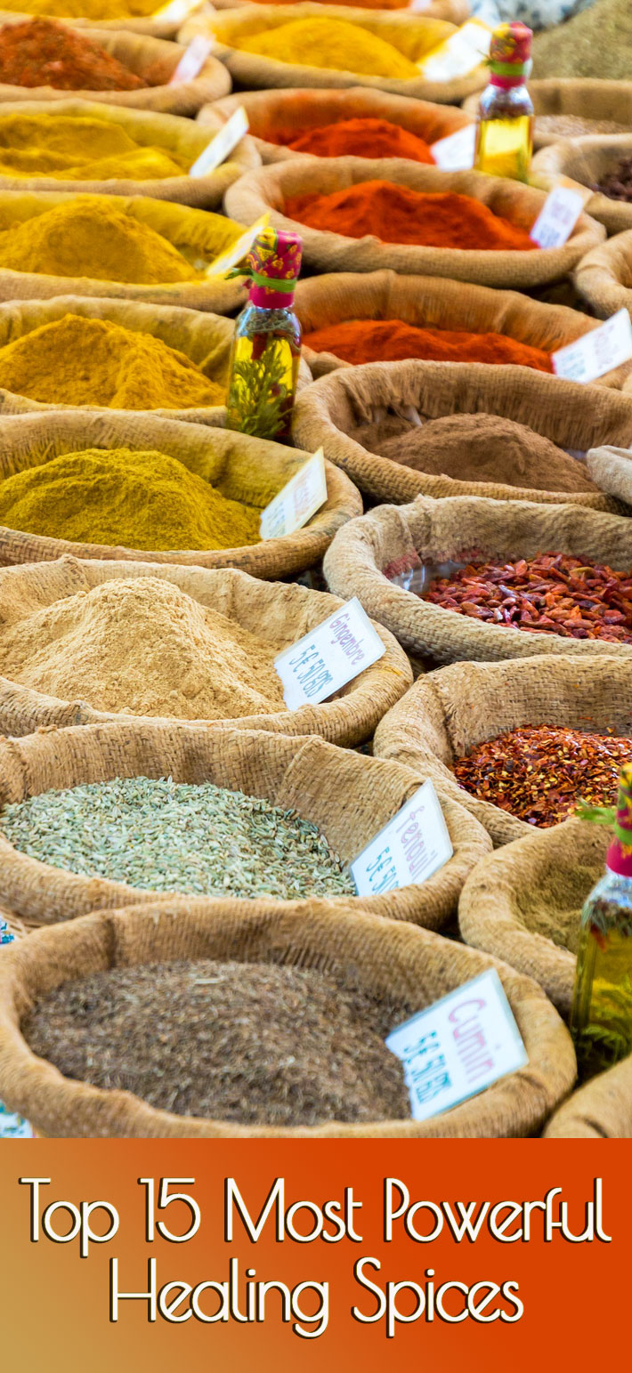 Top 15 Most Powerful Healing Spices 