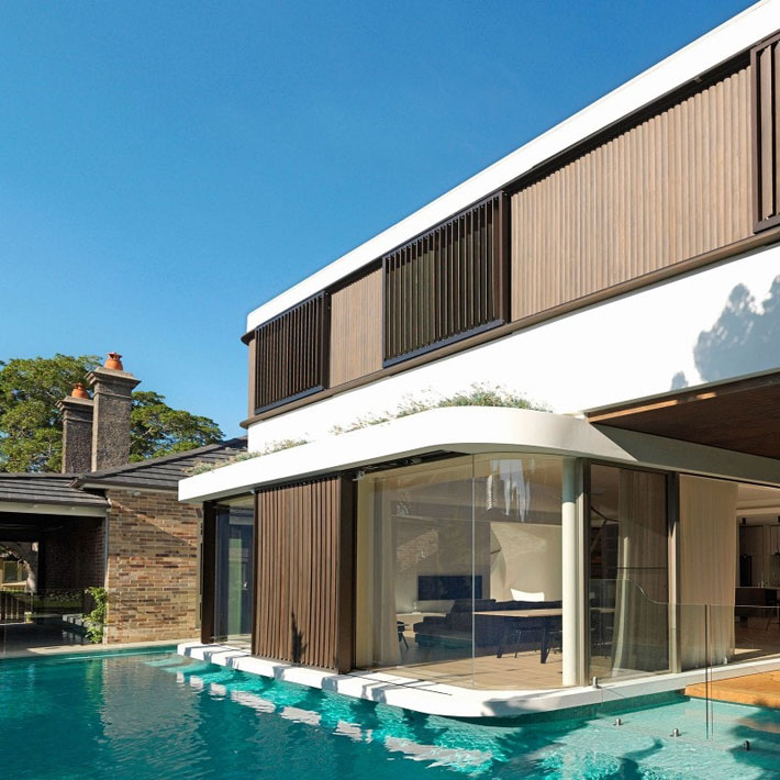 The Pool House by Luigi Rosselli Architects