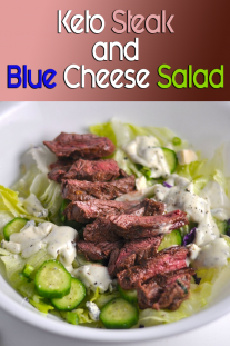 Keto Steak and Blue Cheese Salad