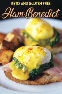 Keto and Gluten Free Ham Benedict