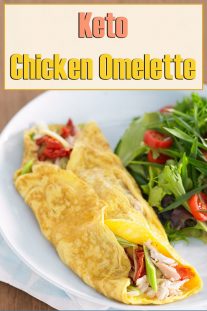 Keto Chicken Omelette