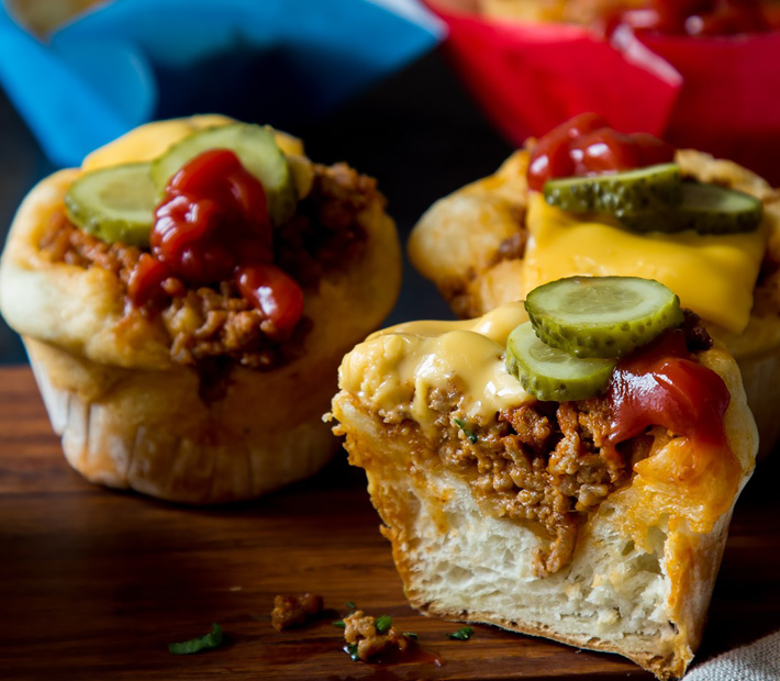 Keto Cheeseburger Muffins