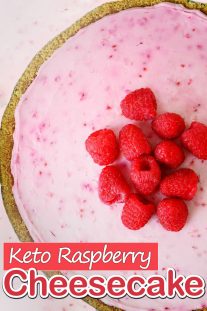 Keto Raspberry Cheesecake