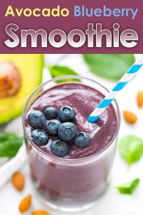 Avocado Blueberry Smoothie