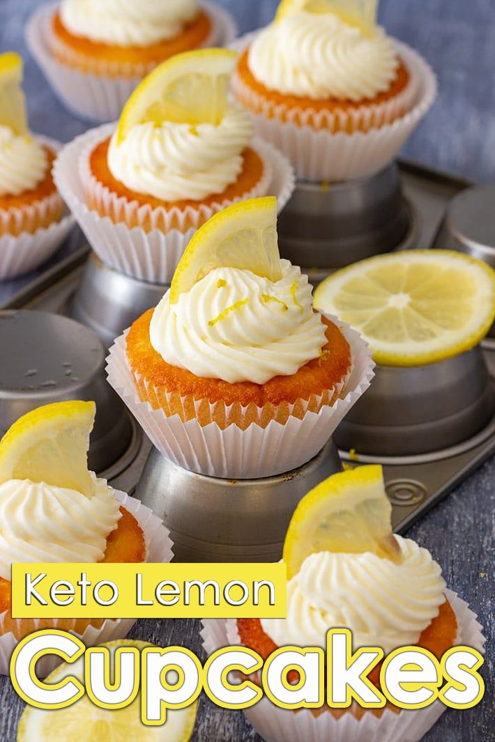 Keto Lemon Cupcakes