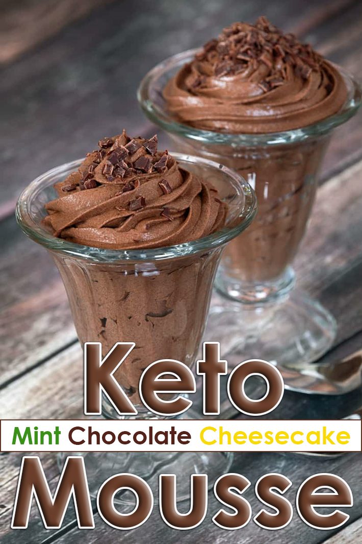 Keto Mint Chocolate Cheesecake Mousse