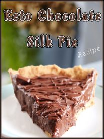 Keto Chocolate Silk Pie Recipe